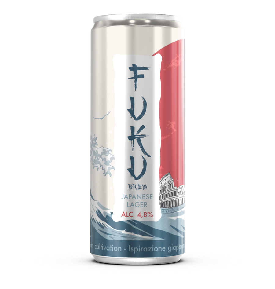 FUKU Lager Japanese-style rice lager can, 330 ml